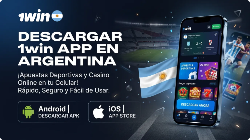 Aplicación móvil oficial de 1win para jugadores brasileños